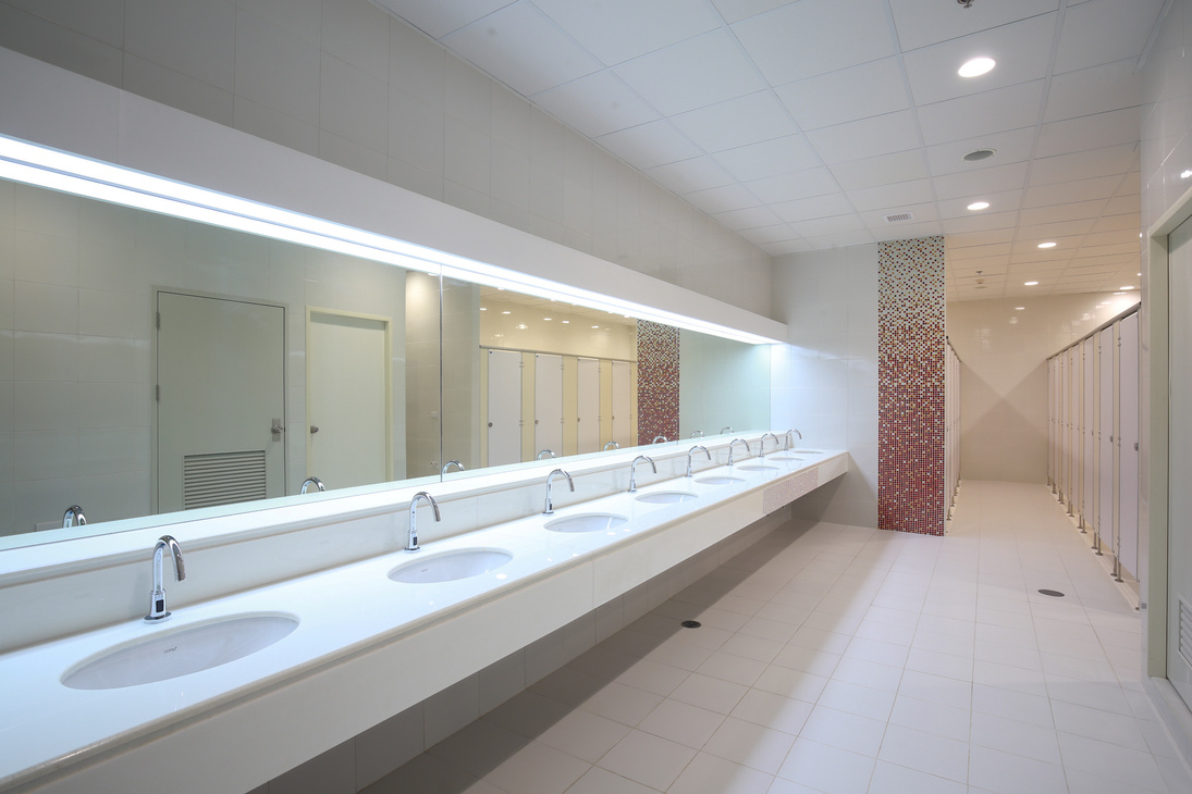 Commercial bathroom